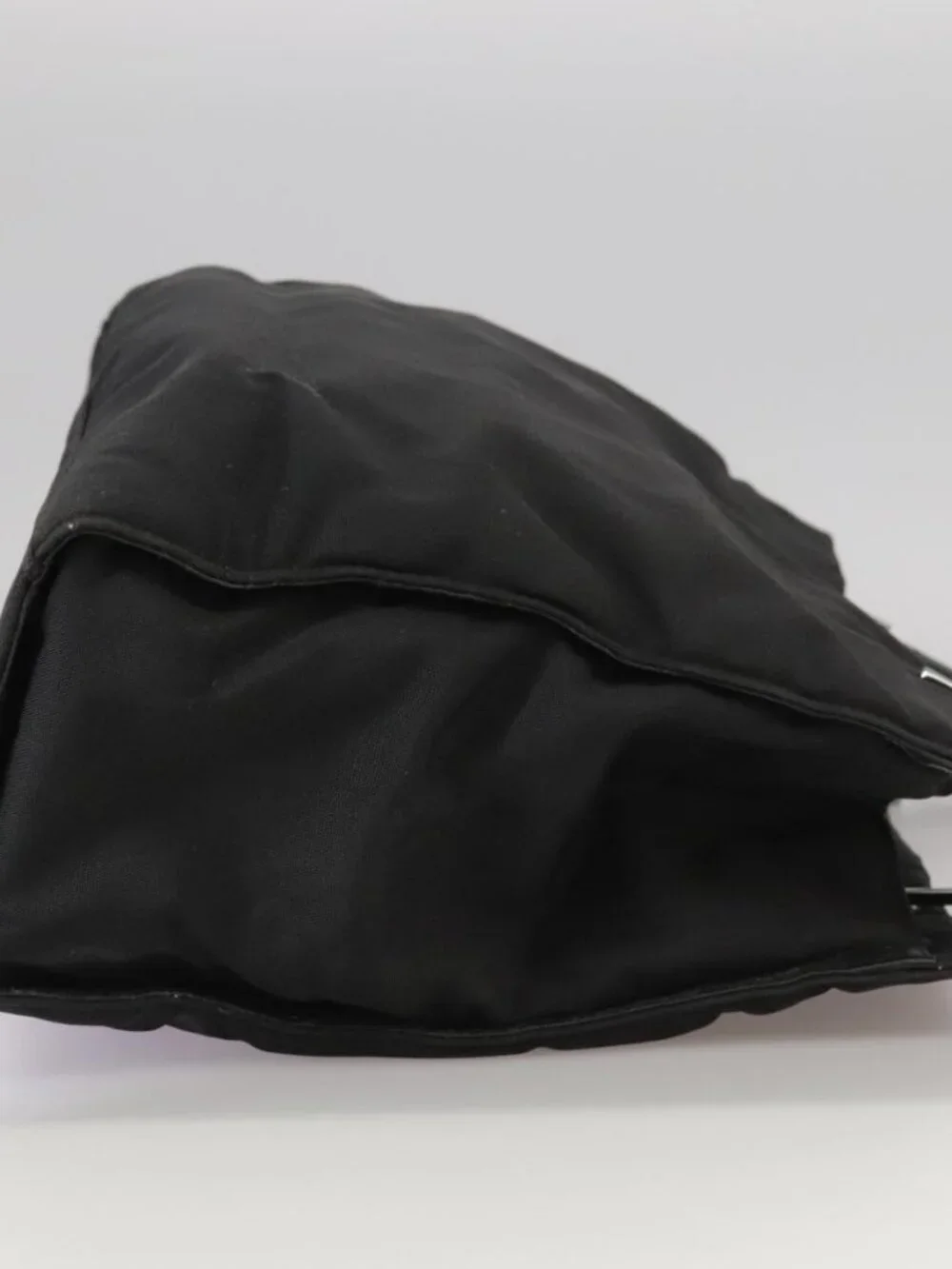 GUCCI Bamboo Hand Bag Nylon Black 002 1010 3444 Auth ep7044